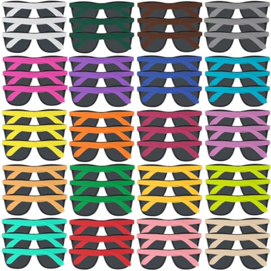100 Pack Neon Color Sunglasses - Wedding Supply In Bulk recensione e prezzo
