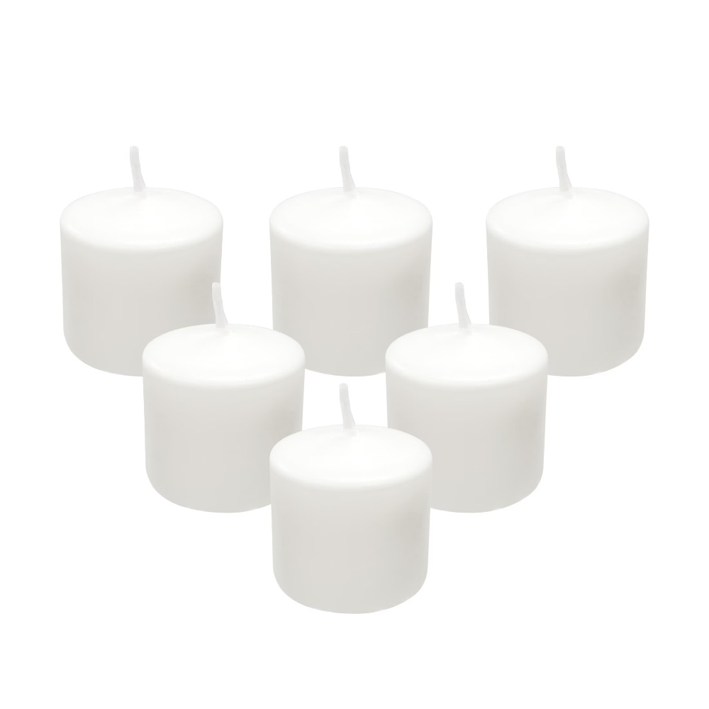 Unscented White Votive Candles - Wedding Supply In Bulk recensione e prezzo
