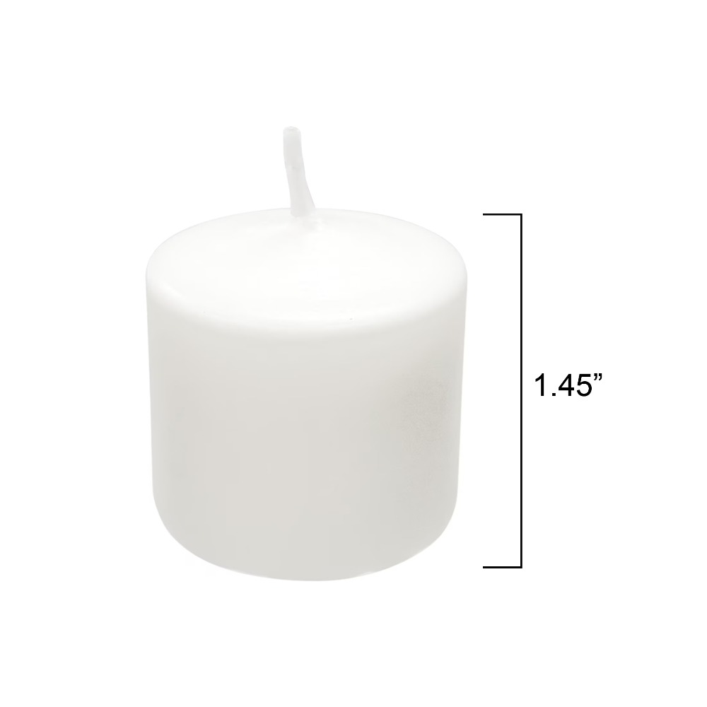 Unscented White Votive Candles - Wedding Supply In Bulk recensione e prezzo