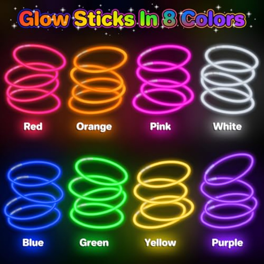400Pcs Glow Sticks Bulk Party  - Wedding Supply In Bulk recensione e prezzo
