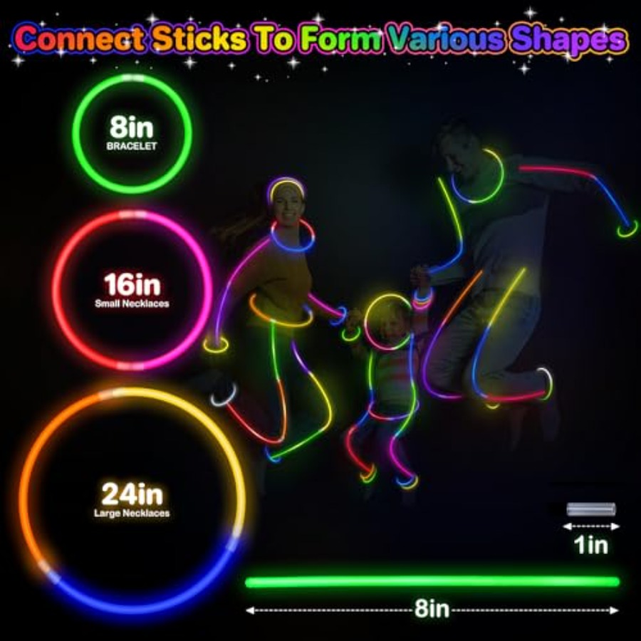 400Pcs Glow Sticks Bulk Party  - Wedding Supply In Bulk recensione e prezzo