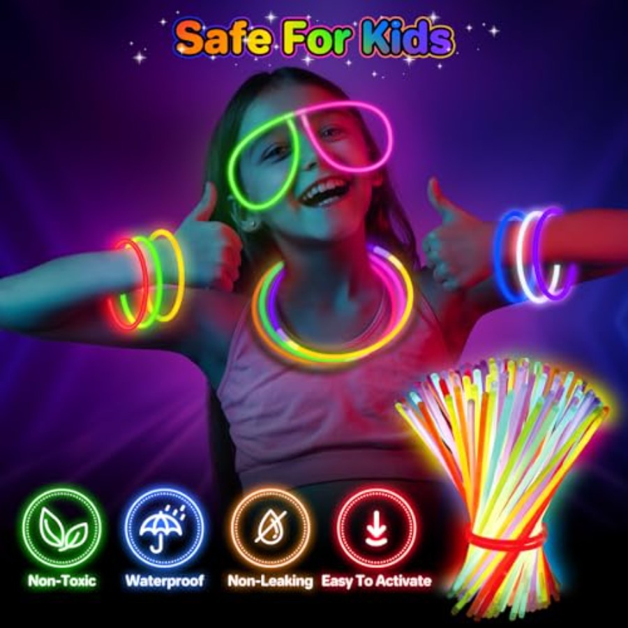 400Pcs Glow Sticks Bulk Party  - Wedding Supply In Bulk recensione e prezzo