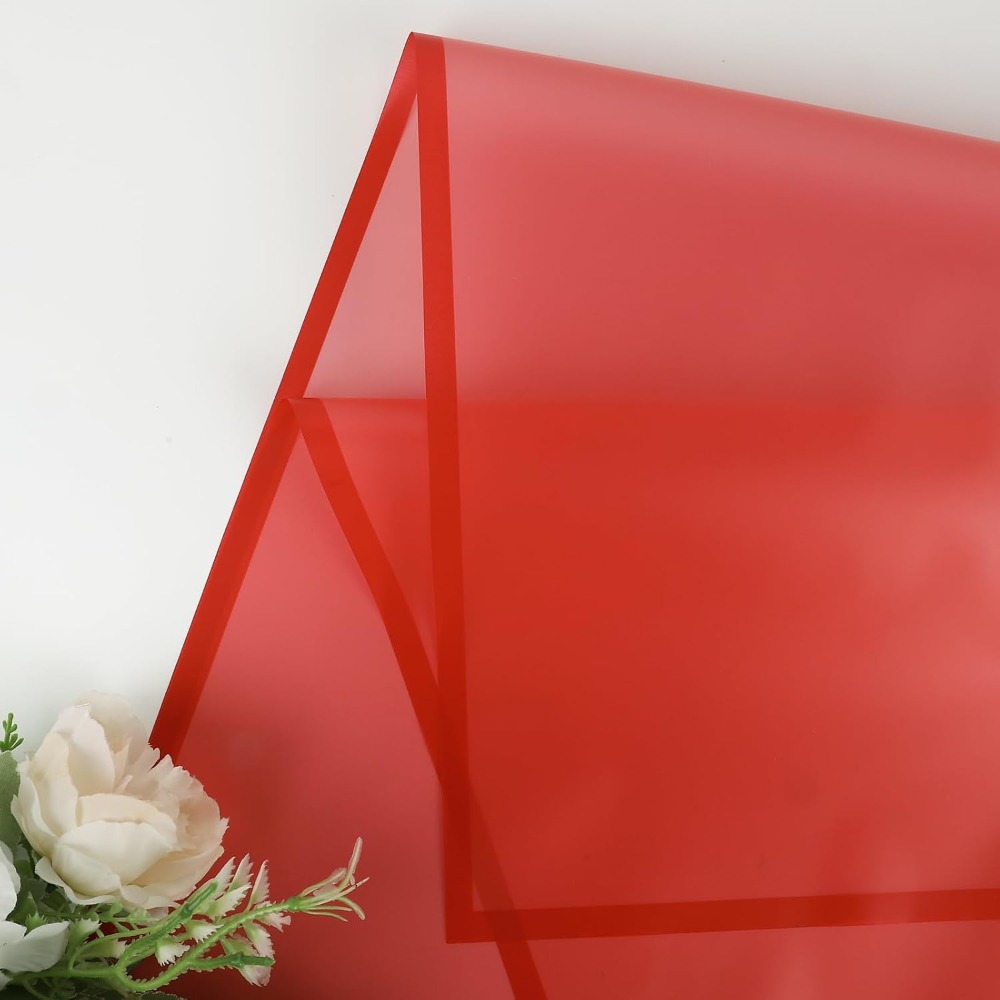 Translucent Red Waterproof Flo - Wedding Supply In Bulk recensione e prezzo