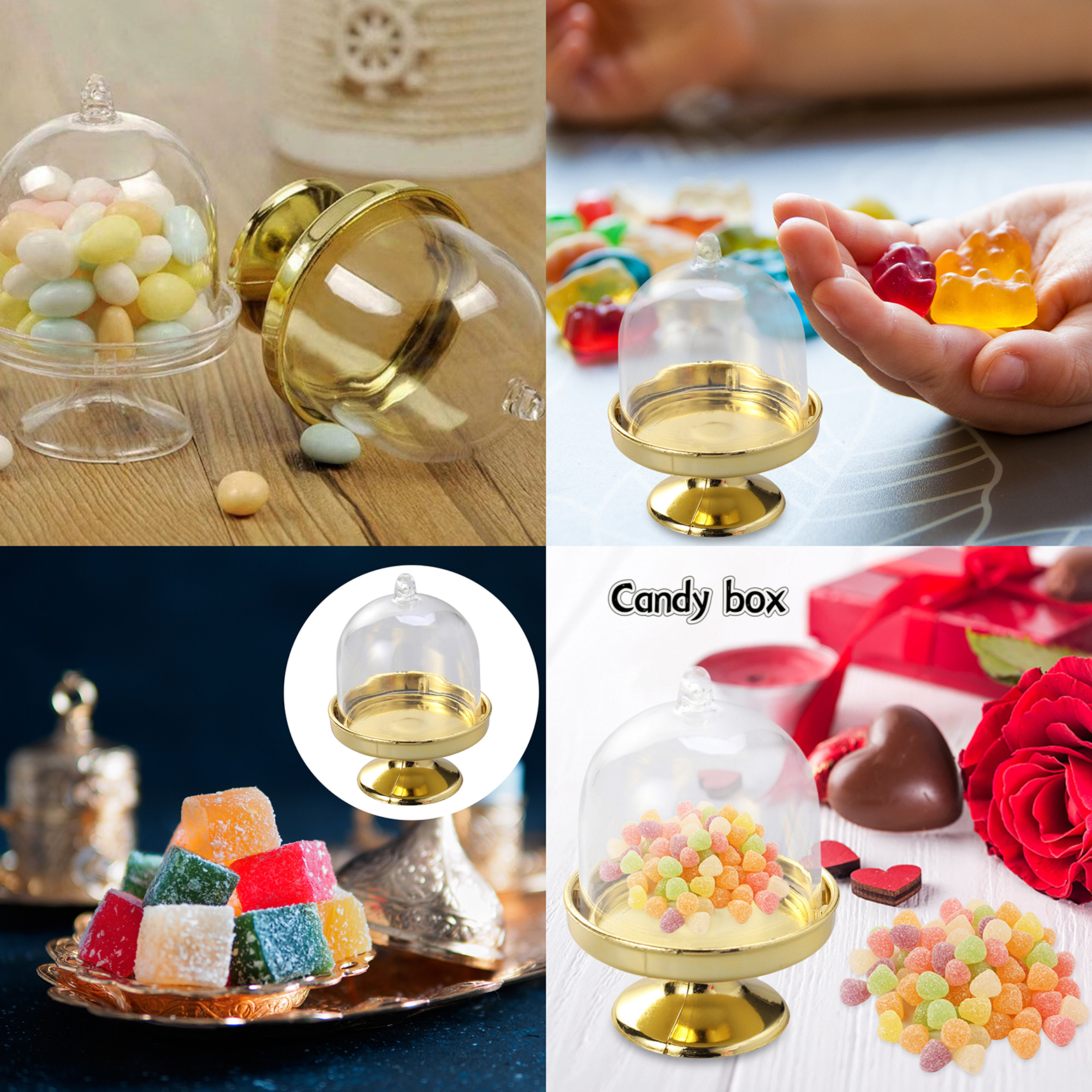 Plastic Mini Cake Stand with D - Wedding Supply In Bulk recensione e prezzo