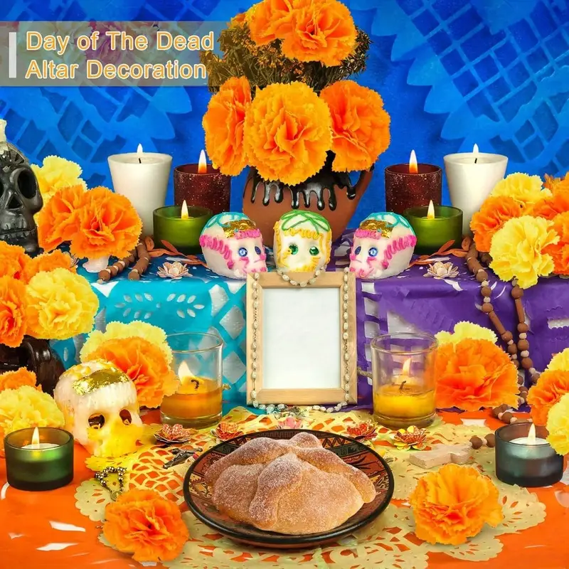 Artificial Carnation Marigold  - Indian Wedding Decor Supply recensione e prezzo