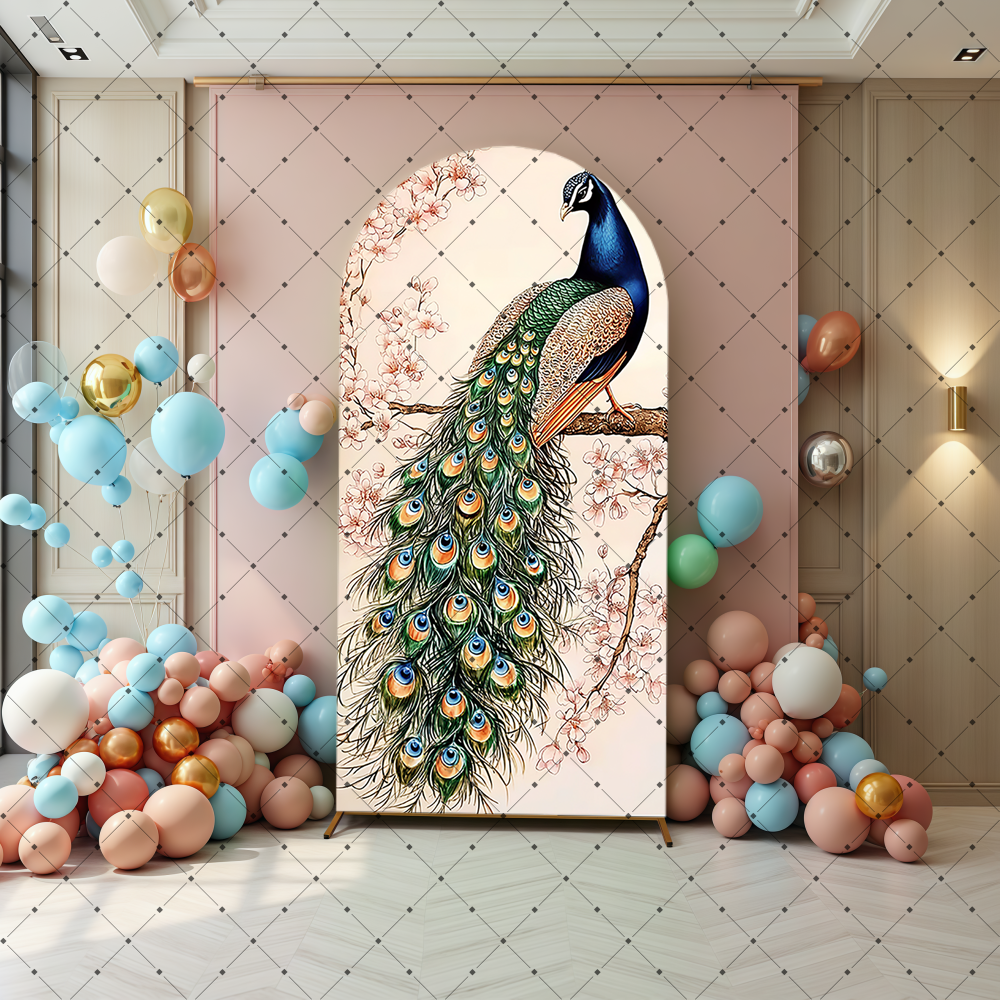 Indian-style Peacock Arch Back - Indian Wedding Decor Supply recensione e prezzo