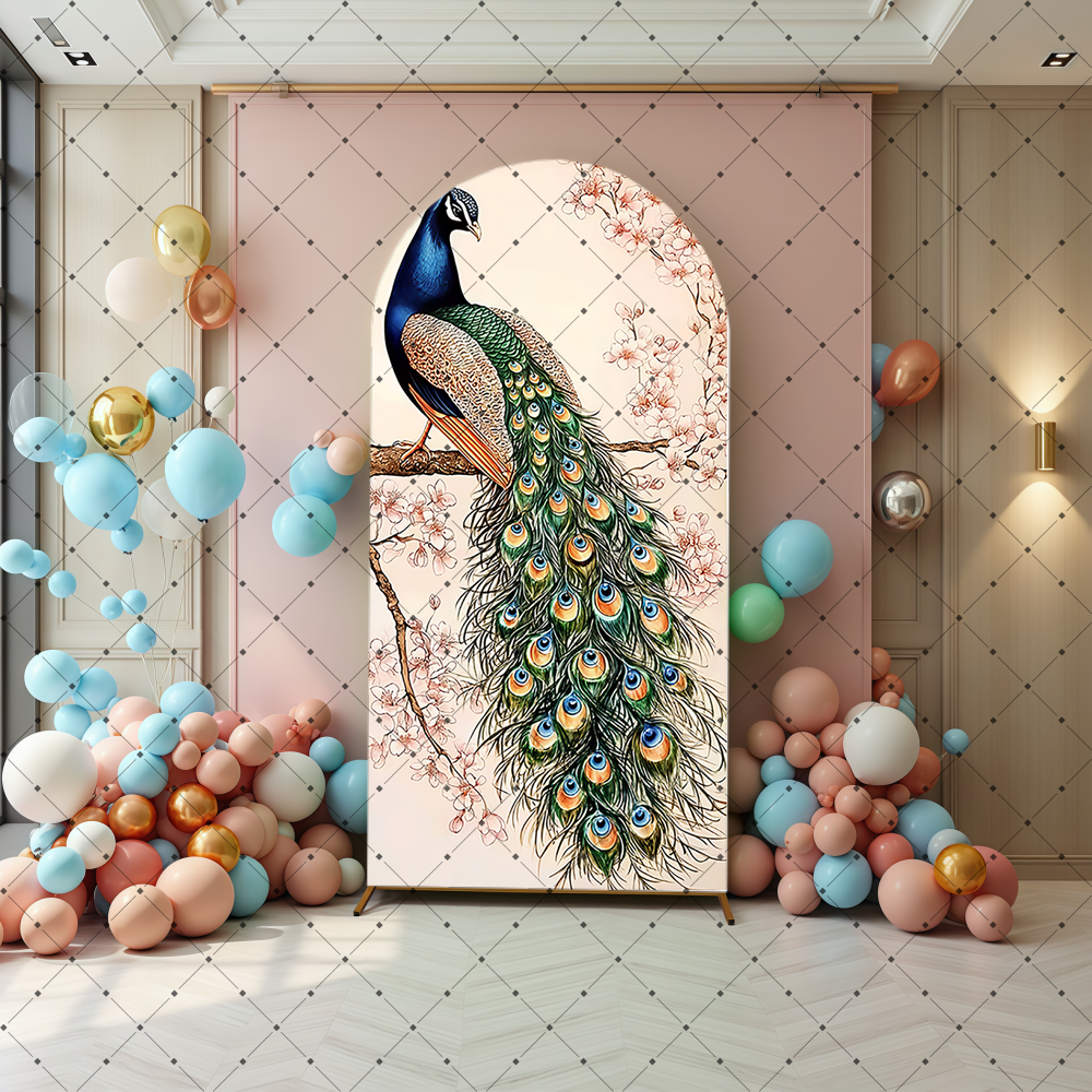 Indian-style Peacock Arch Back - Indian Wedding Decor Supply recensione e prezzo