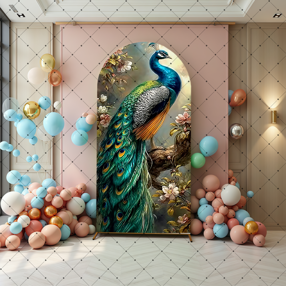 Indian-style Peacock Arch Back - Indian Wedding Decor Supply recensione e prezzo