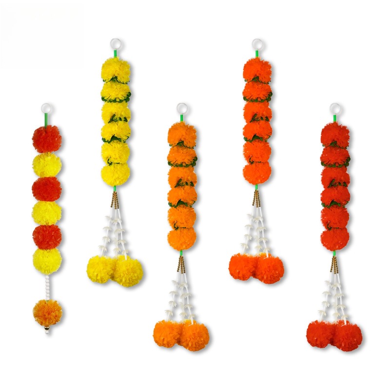 Marigold Flower String Lights  - Indian Wedding Decor Supply recensione e prezzo