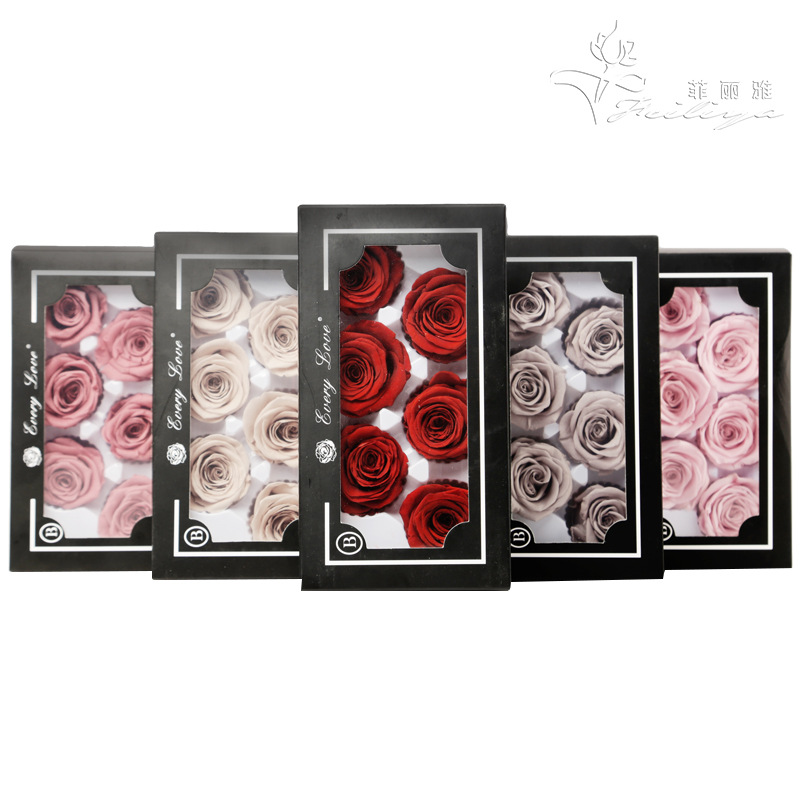 6pcs Eternal Rose Flower Heads - Wedding Supply In Bulk recensione e prezzo