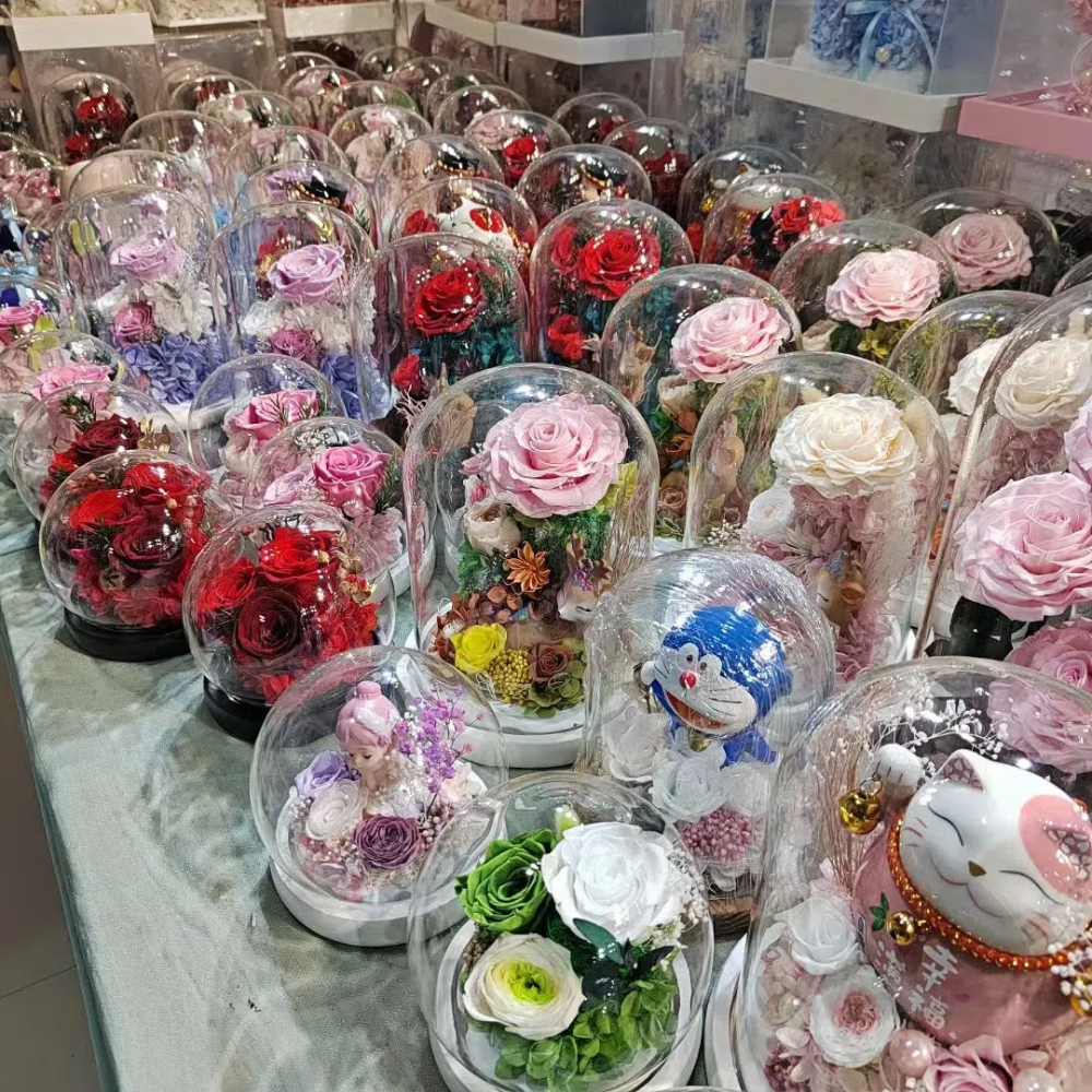 6pcs Eternal Rose Flower Heads - Wedding Supply In Bulk recensione e prezzo