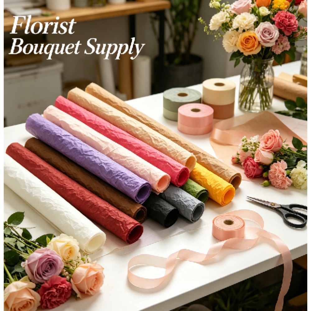 Thick Xuenai Crinkle Floral Wr - Good Floral & Wedding Decor Supply recensione e prezzo
