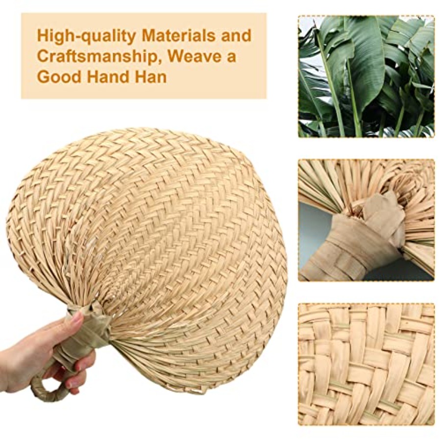 15 Pieces Raffia Hand Fan Wedd - Wedding Supply In Bulk recensione e prezzo